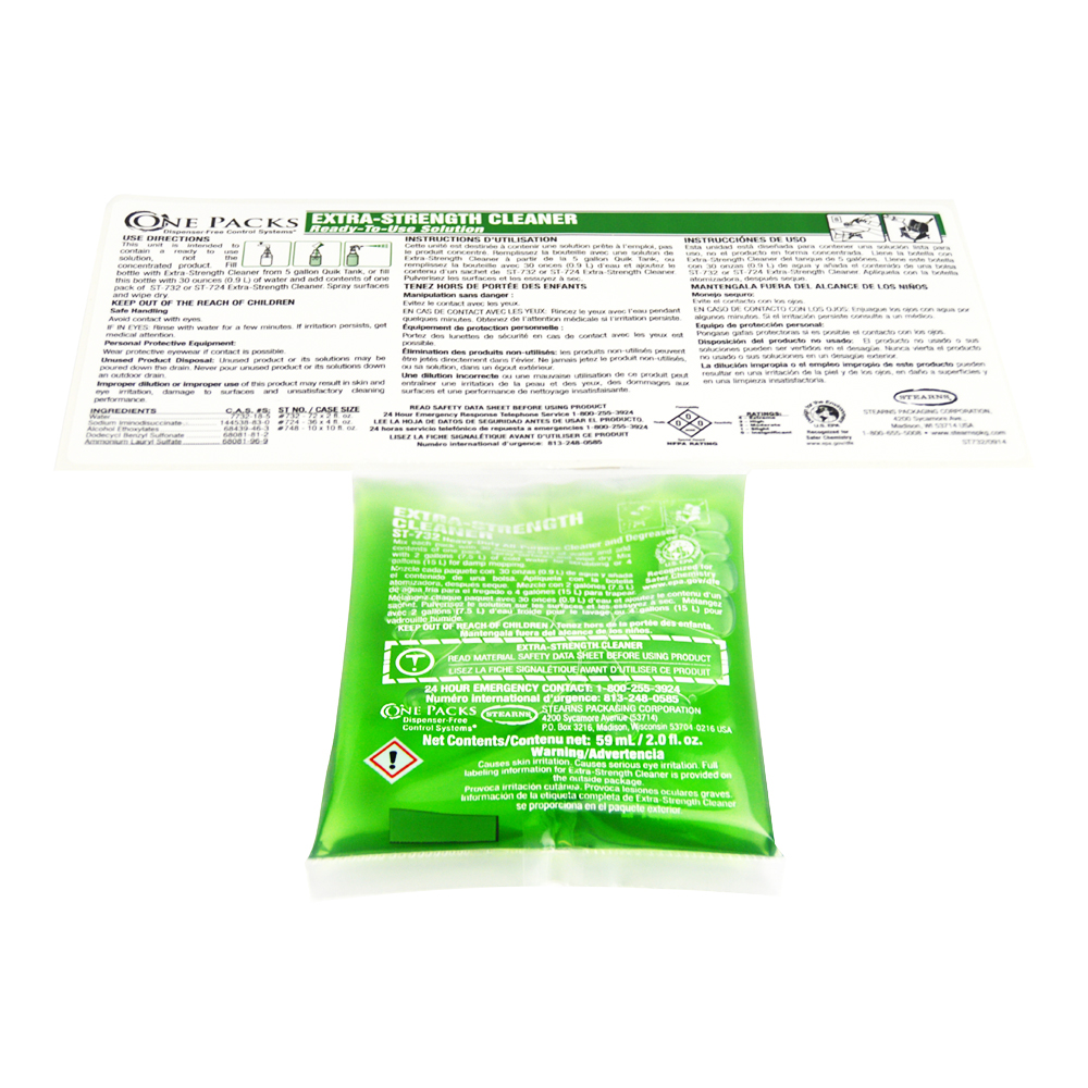 XTRA STR FLOOR CLNR 72/2OZ PK