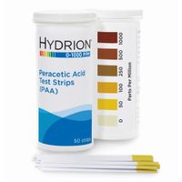 Micro Essential Lab PAA-1000 Peracetic Acid PAA Test Strip -
0-1000 PPM