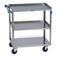 Lakeside 422 Medium Duty Bus Cart, Stainless Steel, 3 Shelf
- 18" x 27"