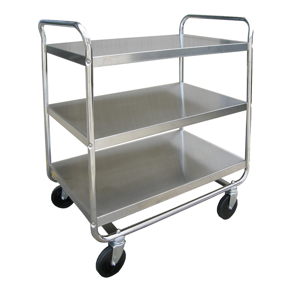 TUBULAR BUS CART-THREE SHELF