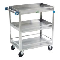 Lakeside 522 Heavy Duty Utility Cart, Stainless Steel -
32-5/8" x 19-3/8" x 34-1/2"