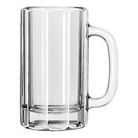Libbey 5020 Paneled Beer Mug, Glass - 16 oz