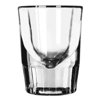 Libbey 5127 Whiskey Service Fluted Shooter Glass - 1-1/2 oz