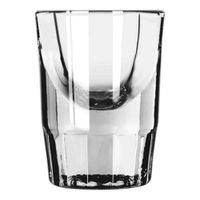 Libbey 5135 Whiskey Service Fluted Shooter Glass - 1-1/4 oz