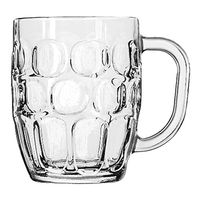 Libbey 5355 Dimple Beer Stein Glass - 19-1/4 oz