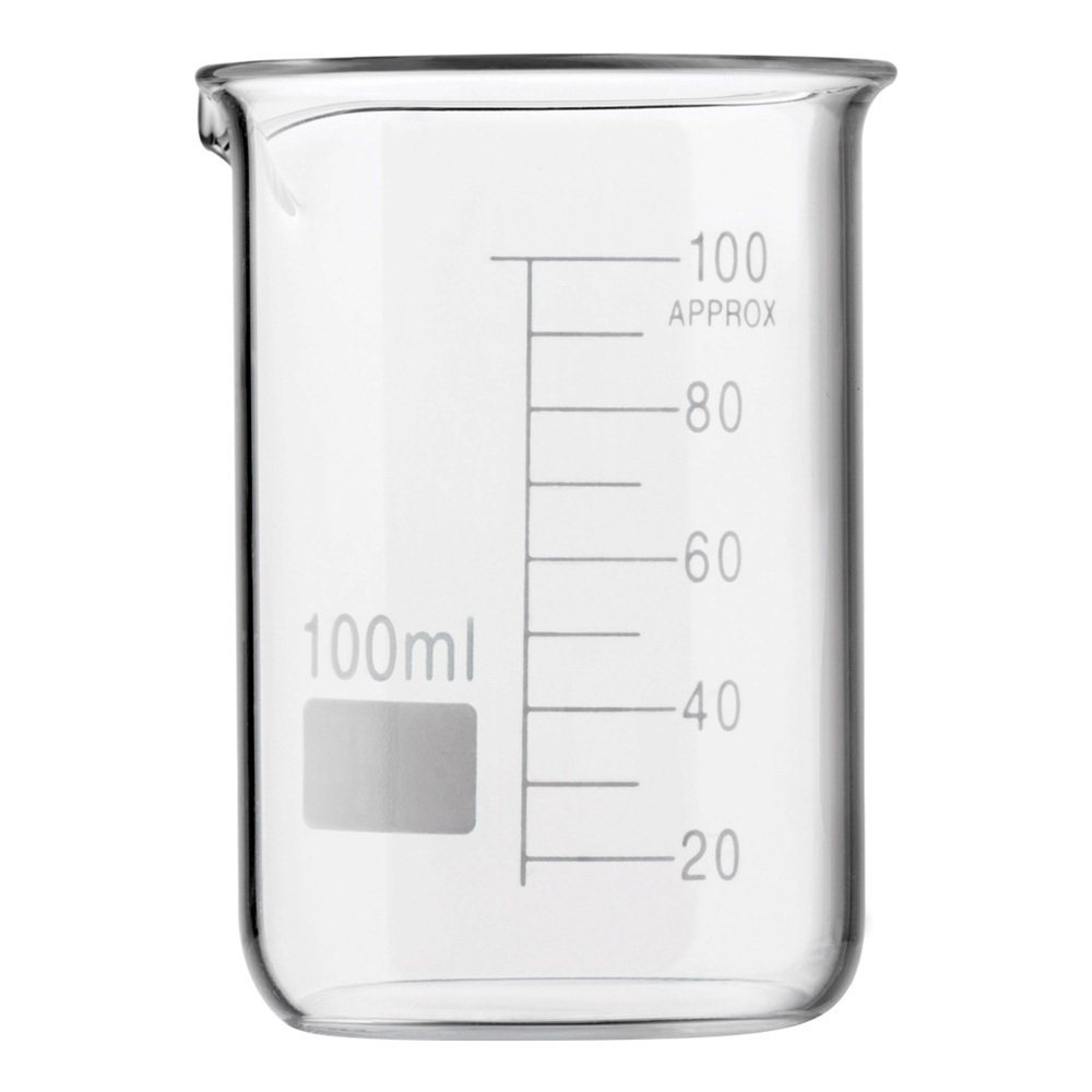 BEAKER 3-3/8(100ML)WITH LINES
