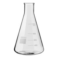 Libbey 56810 Chemistry Bar Erlenmeyer Flask, Glass - 34 oz
