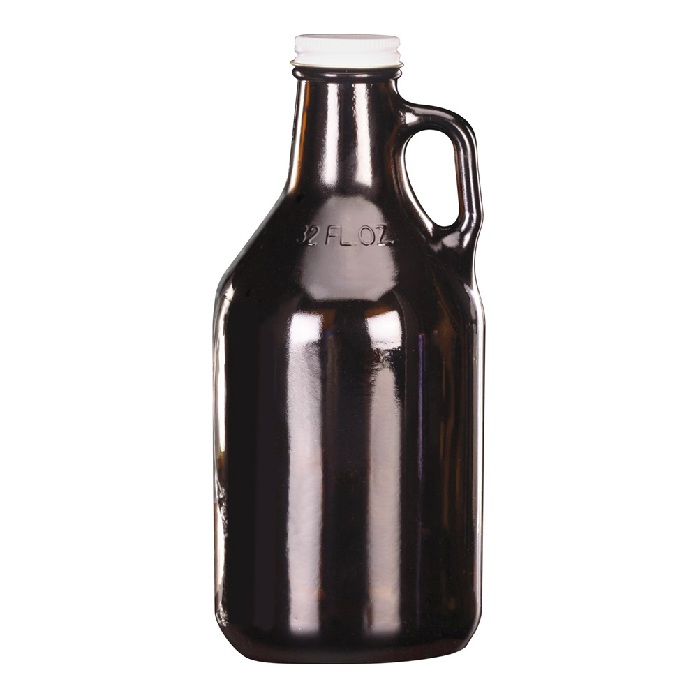 32 OZ AMBER GROWLER W/LID (1)