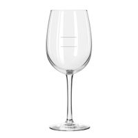 Libbey 7533/1178N Vina Wine Glass W/Pour Lines - 16 oz