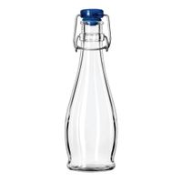 Libbey 13151017 Glass Water Bottle W/Wire Bail Lid - 12 oz