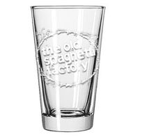 Libbey 15141/1441J OSF Logo Beer Glass - 14 oz