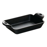 Lodge HMSRC Heat-Treated Rectangle Mini Server, Black, Cast
Iron - 10 oz