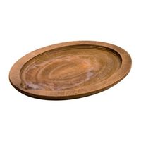 Lodge UJOP Jumbo Oval Underliner, Wood, Walnut Stain -
15-1/4"