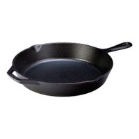 Lodge L10SK3 Seasoned Skillet, Black, Cast Iron - 12"