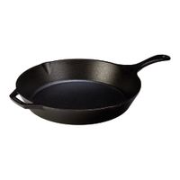 Lodge L12SK3 Induction Skillet, Black, Cast Iron - 13-1/4" x
2-1/2"