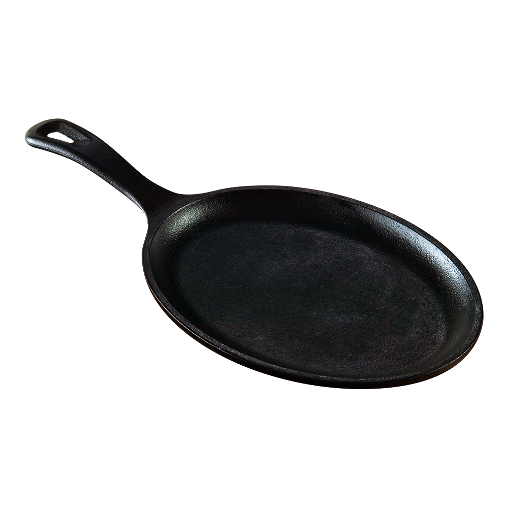 GRIDDLE OVAL 10"X7.5 W/HANDLE