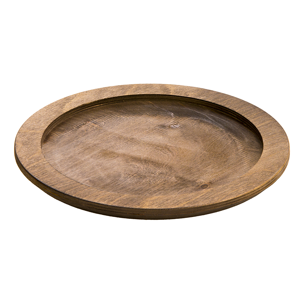 11" DIA WOOD UNDERLINER WALNUT