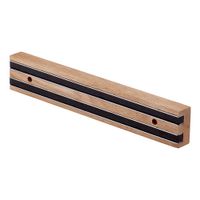LibertyWare KRMB-12 Magnetic Knife Bar, Wood Base - 12"