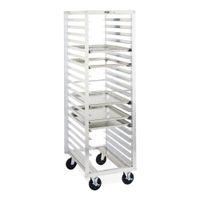 Metro RD3N Metro Mobile End Load Bun Pan Rack, Aluminum -
21-1/2" x 69-1/4" x 29"