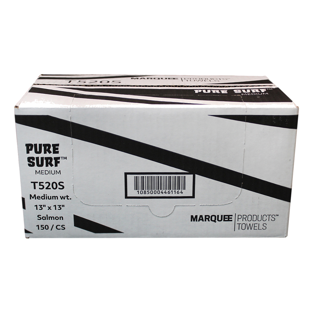 QUAT TOWEL 13X13 SALMON (150)