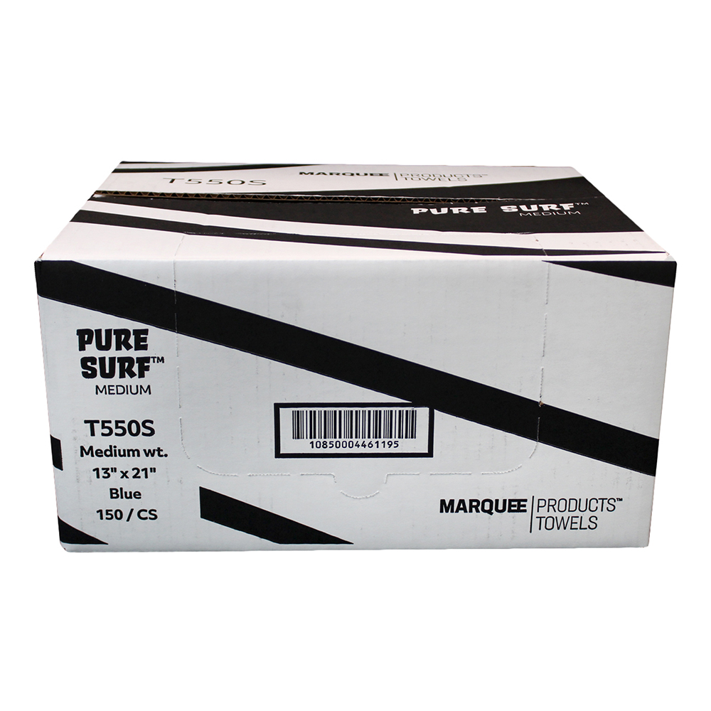 QUAT TOWEL 13X19 BLUE (150)