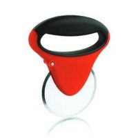 Matfer Bourgeat 448105 Microplane Pizza Cutter, Red/Black,
Stainless Steel/Soft Grip Handle - 6-1/2" x 5-1/8" x 1"