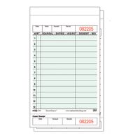 National Checking G4797 Guest Checks, Wide Two-Part
Carbonless Duplicate, Green, Medium - 7-1/4" x 4-1/4"