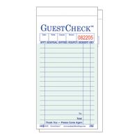 National Checking G6000 Guest Checks, Carbon Duplicate,
Green - 6-3/4" x 3-1/2" *Discontinued*