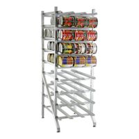 New Age Industrial 1250 Can Rack, Aluminum, Full-Size,
Stationary - 35" x 25" x 71"