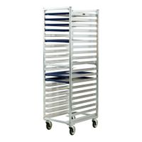 New Age Industrial 1306 Pan Rack, Mobile, Universal,
Aluminum - 26" x 20-3/8" x 69-3/4"