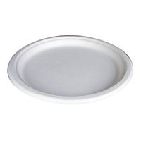 Nowpak RNN-101 Compostable Disposable Plate, Round, Fiber -
10"