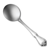 Oneida 2552SBLF Arbor Rose Bouillon Spoon, 18/10 Stainless
Steel - 5-6/8"