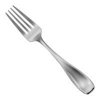 Oneida B517FSLF Voss II Dessert/Salad Fork, 18/0 Stainless
Steel - 7"