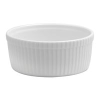 Oneida F8010000603 Souffle Dish, White, China - 10 oz
