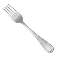 Oneida T015FDIF New Rim European Dinner Table Fork, 18/10
Stainless Steel - 8-1/4"