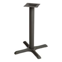 Oak Street B22-STD Cross Table Base, Black Sandtex Finish,
Steel - 22" x 22"; 29" *Discontinued*