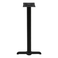 Oak Street B522-BAR Table Base, Bar Height, Black Sandtex,
Stamped Steel - 5" x 22"; 3" x 40-3/4"