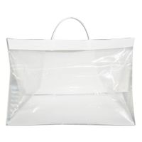 BAG02 Loop Handle Bag, Clear, Plastic - 16" x 10-1/4" x
12-1/4"