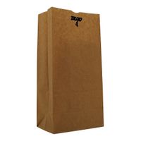 Duro Bag 18404/13201554 4 lb Self Opening Style Bag, Kraft,
Recycled Paper - 5" x 3-1/8" x 9-3/4"