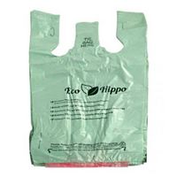Crown Poly T40001 Hippo Bags, Compostable, 15 Mic, Green,
Vegetable Starch - 12" x 7" x 22"