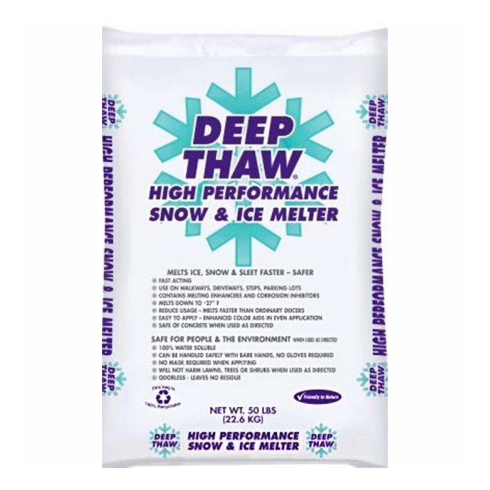 ICE MELT, 50# BAG, DEEP THAW