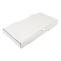 Whalen DPSY1812KW Rectangle Pizza Box, White/Kraft, Carboard
- 18" x 12"