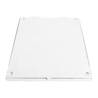 Whalen WPPB36KWP2 Pizza Box, White/Kraft, Cardboard - 36" x
36" x 2"