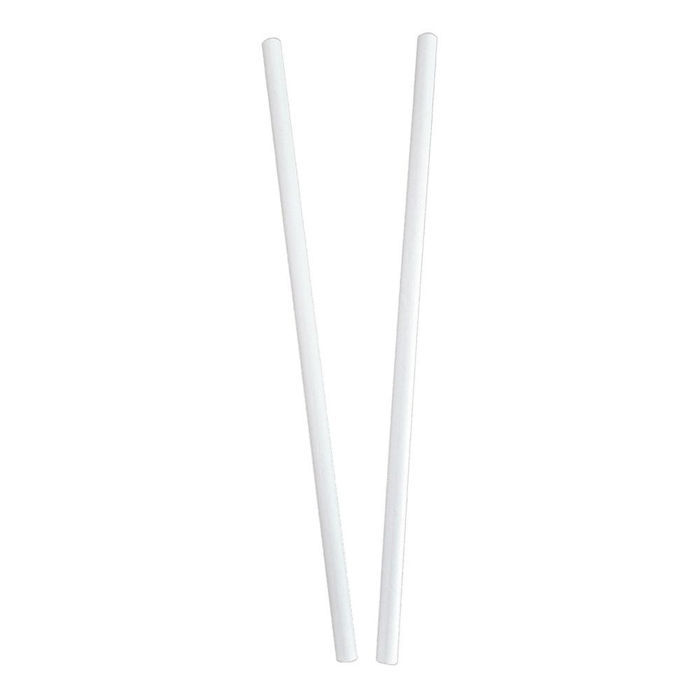 STRAW PAP I/W 7.7" JMBO WHT