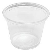 Portion Cup, Clear, Plastic - 1 oz