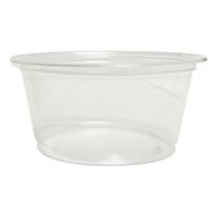 Souffle Portion Cup, Clear, Plastic - 3-1/4 oz