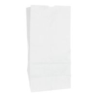 #420WGB 20# Shopping Bag, White, Paper - 8-1/4" x 6" x
13-3/8"