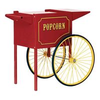 Paragon International 3070010 Medium Popcorn Cart, Red,
Steel - For 6 & 8 oz