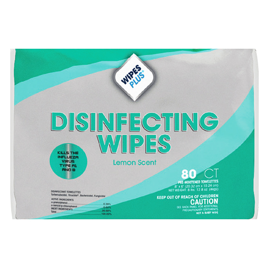 DISINFECTING WIPES 80 CT (12)