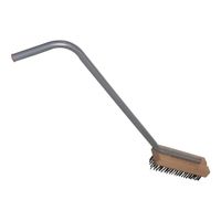 Prince Castle CM Char Brush, Medium Wire W/ Handle, Steel -
28-1/2" x 2-1/4" x 11"